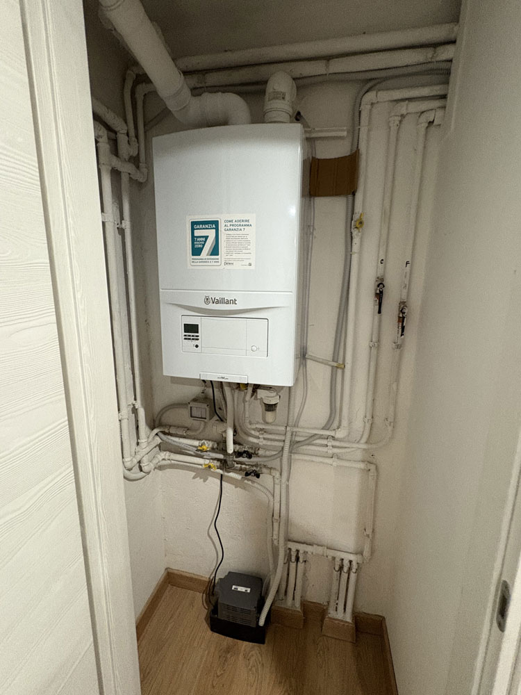 Installazione della caldaia Vaillant